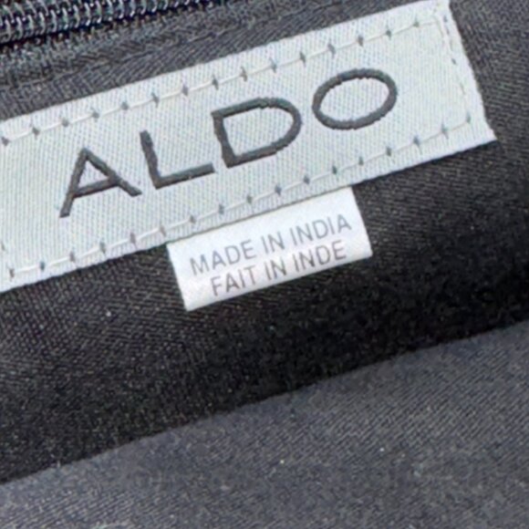 Novelty Aldo Handbag Clutch Purse Buttons Multicoloured Kiss lock Chain Handle - Picture 5 of 6